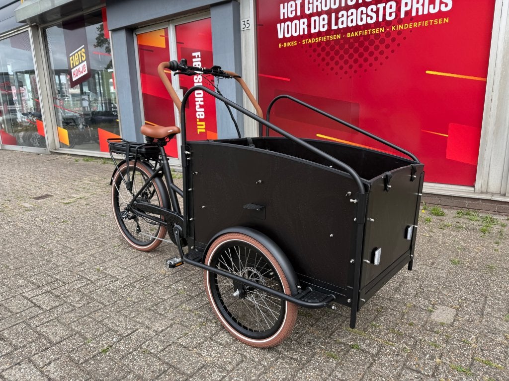 Fietshokje Beverwijk: Vogue Troy E-bakfiets NIEUW!, Niet ingevuld, 4 kinderen of meer, Huif, Niet ingevuld