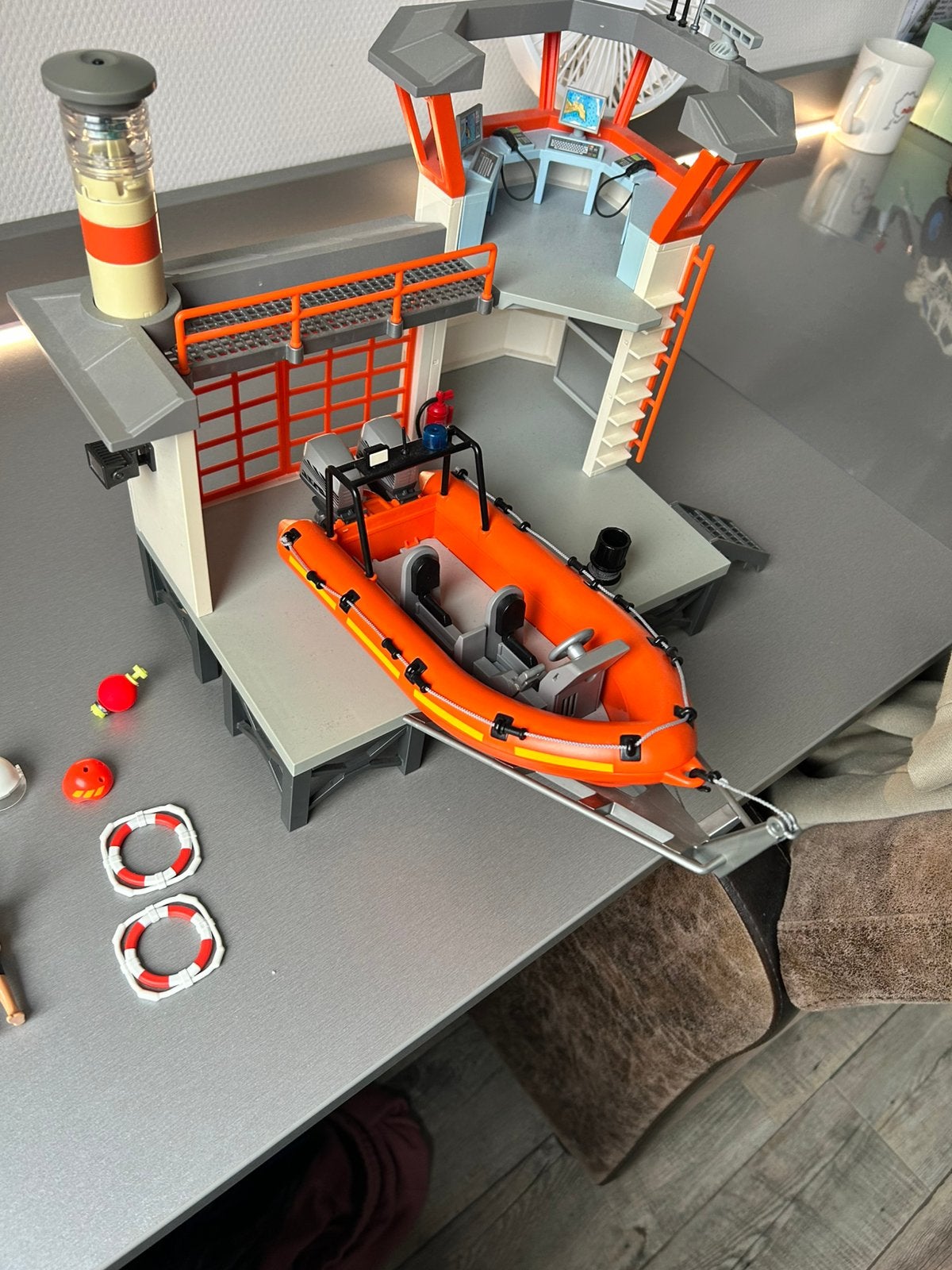 Reddings brigade playmobil, Ophalen of Verzenden, Zo goed als nieuw, Elektrisch, Overige merken