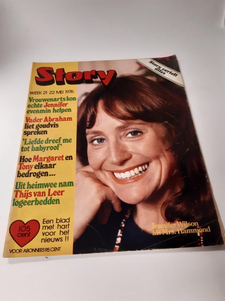 Story 1976. Nr. 21. Jennifer Wilson. Vader Abraham. Thijs va, Verzamelen, Ophalen of Verzenden, 1980 tot heden, Tijdschrift