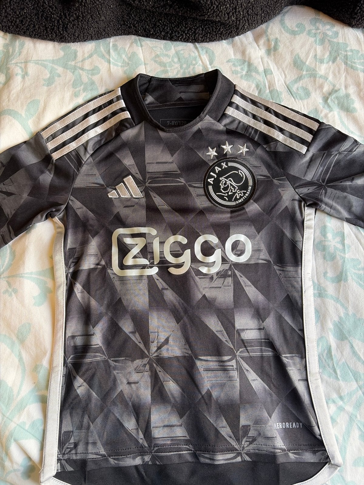 Ajax uitshirt 2022/2023 - Maat 128 (7-8 jaar), Ophalen of Verzenden, Zo goed als nieuw, Jongen of Meisje