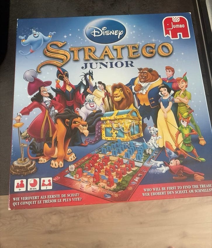 Disney Stratego Junior Bordspel - Zo goed als nieuw, Een of twee spelers, Ophalen, Zo goed als nieuw