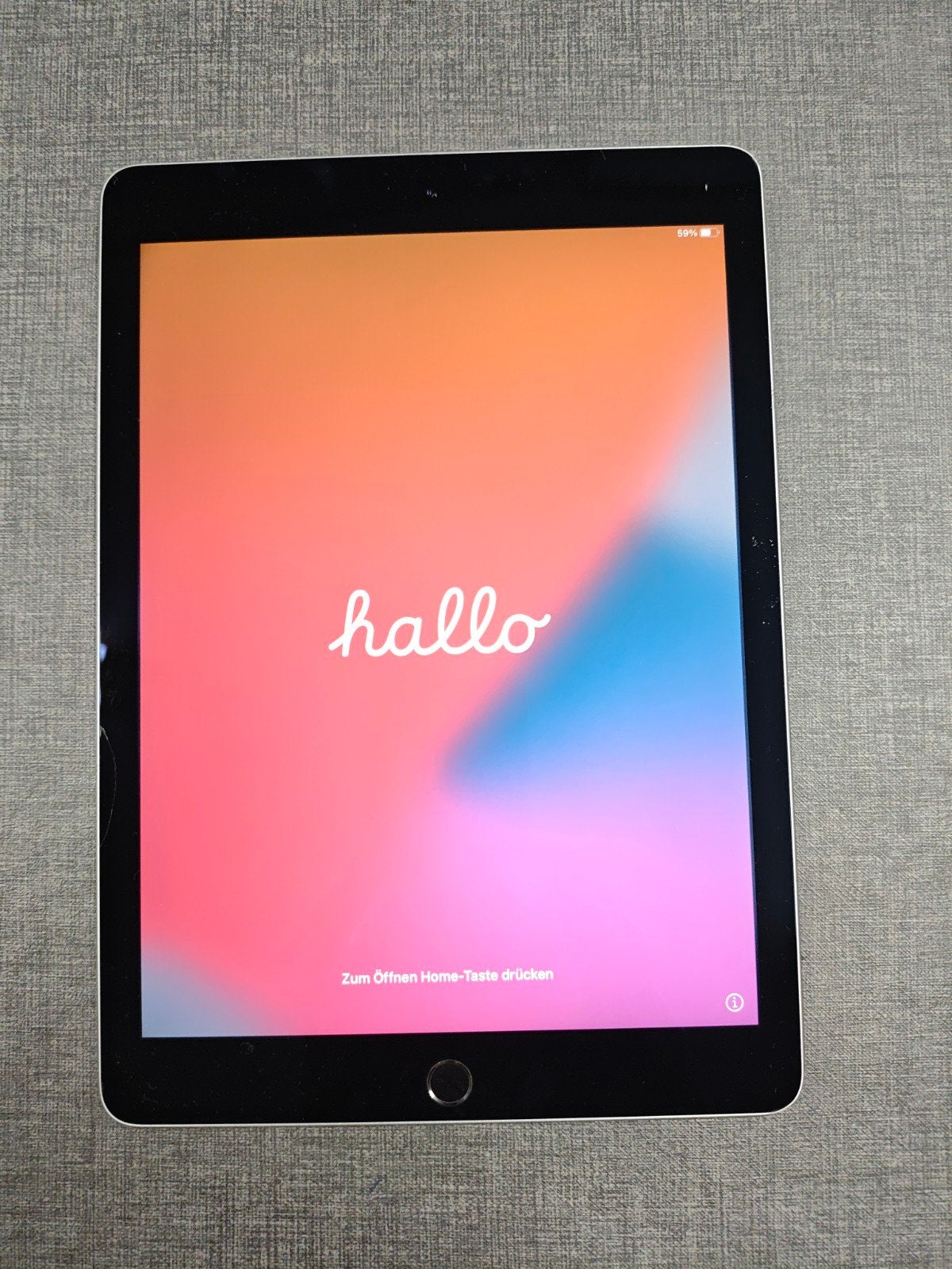 iPad Air2 64GB Wifi Space Grey (Zwart) incl. lader + Kabel