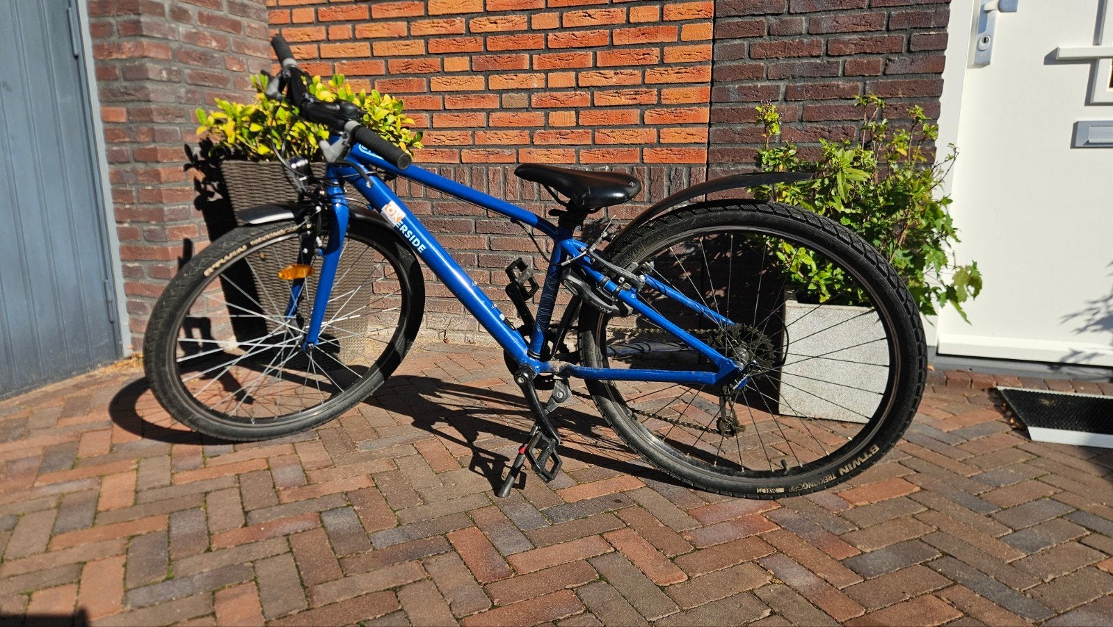 Btwin 26 inch kinderfiets - Blauw, 8 versnellingen, Fietsen en Brommers, Ophalen, 20 inch of meer, Gebruikt, Btwin (Decathlon)