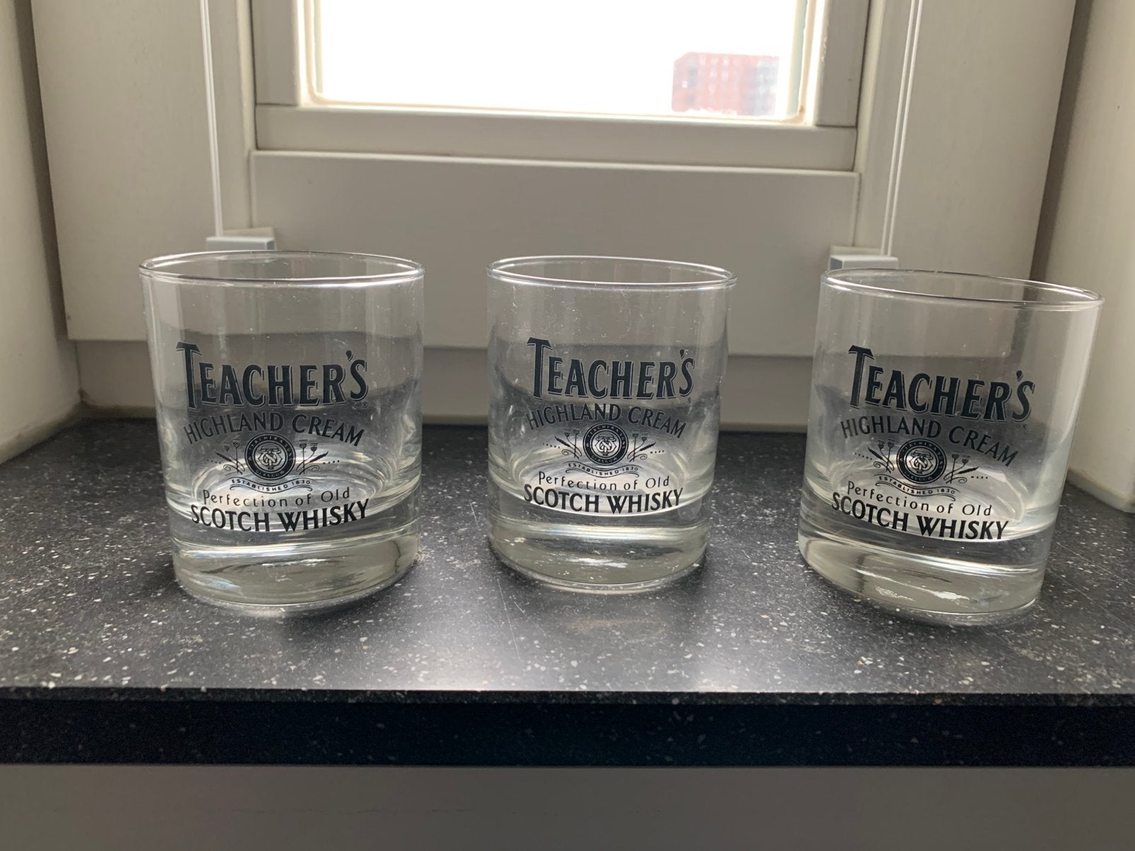 3x Teachers whiskey glazen, Ophalen of Verzenden, Zo goed als nieuw, Overige typen
