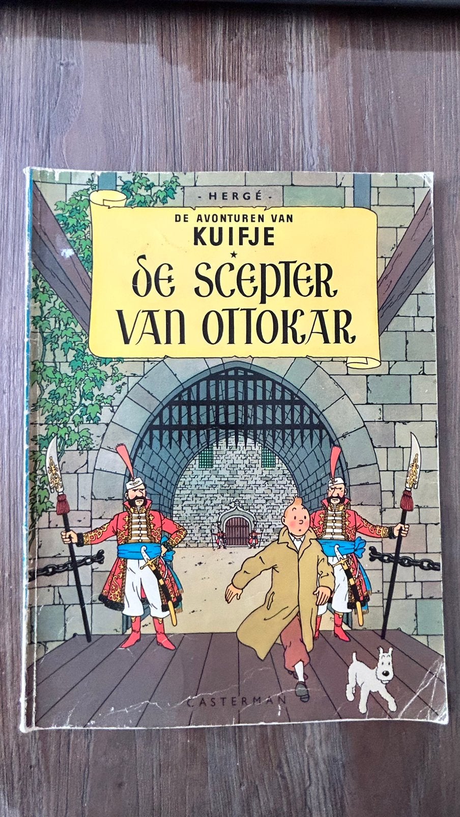 Kuifje De scepter van  ottokar 1966, Boeken, Eén stripboek, Ophalen of Verzenden, Gelezen