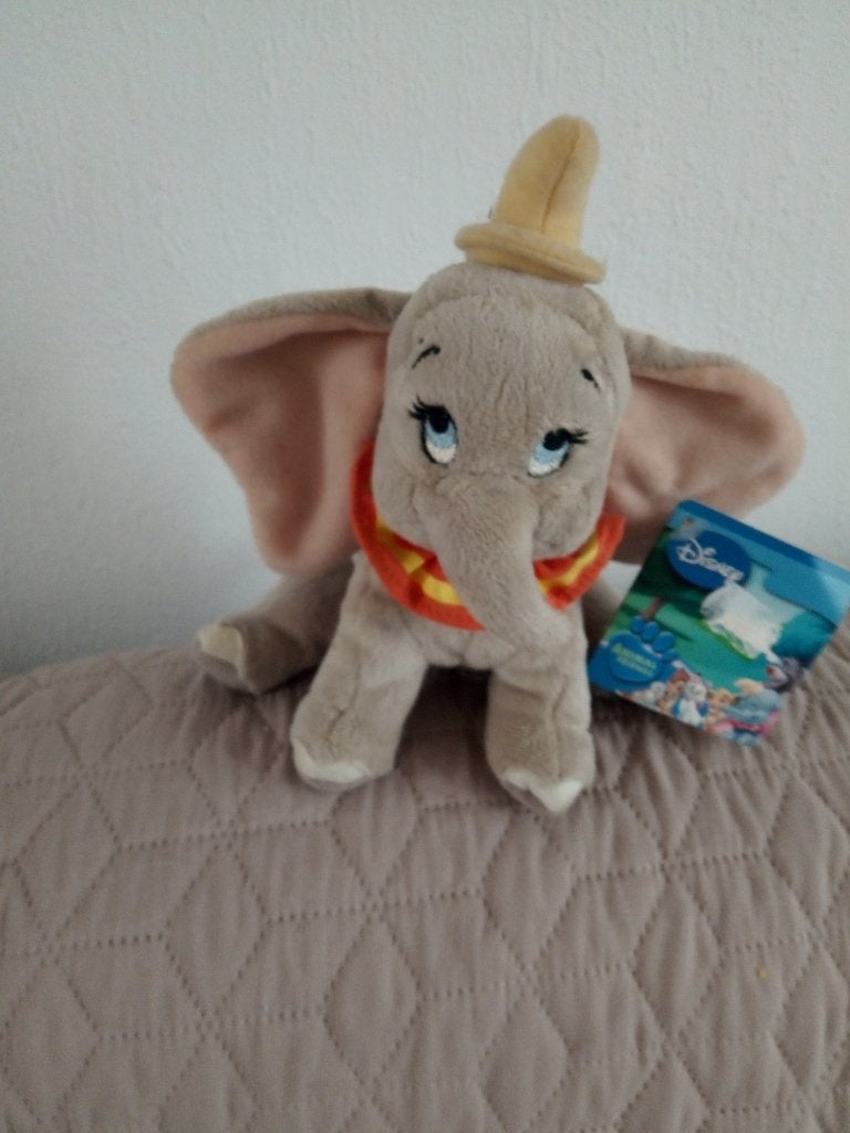 Dombo knuffeltje ( nieuw), Ophalen of Verzenden, Bambi of Dumbo, Nieuw, Knuffel