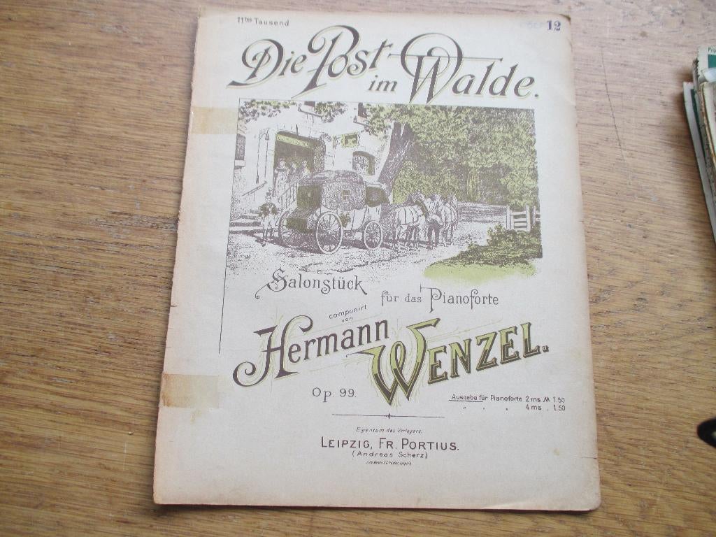 DIE POST IM WALDE - HERMANN WENZEL, Ophalen of Verzenden, Gebruikt, Artiest of Componist, Populair