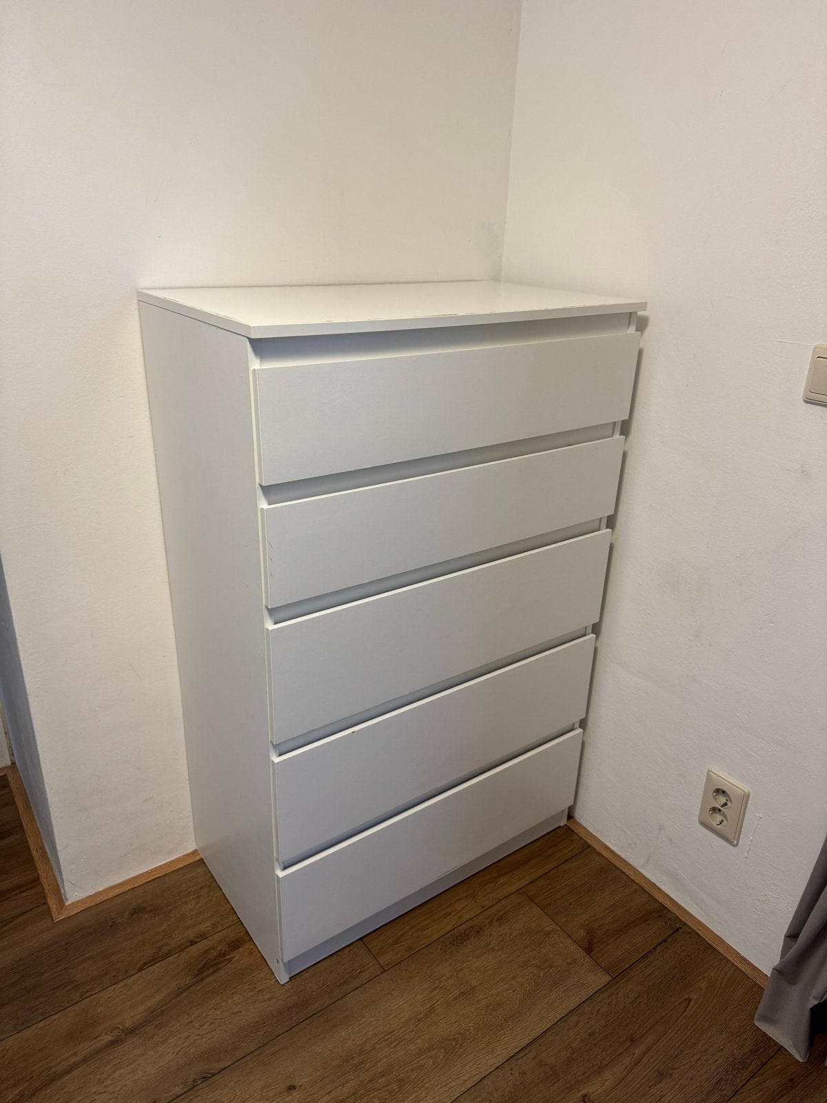 Ikea Malm ladekast wit, Ophalen, Overige materialen, Gebruikt, 5 laden of meer