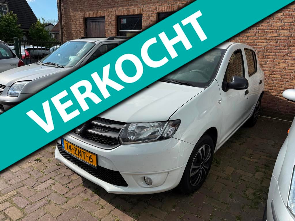 Dacia Sandero 0.9 TCe Ambiance Airco Motor DEFECT, Auto's, Dacia, Bedrijf, Te koop, Sandero, ABS, Airbags, Airconditioning, Bluetooth