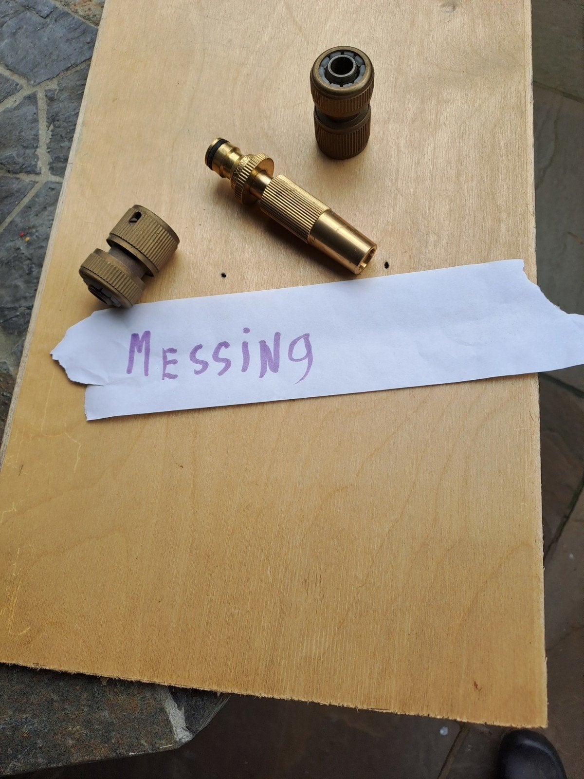 te koop enkele messing koperen tuin sproeier en koppelingen, Ophalen of Verzenden