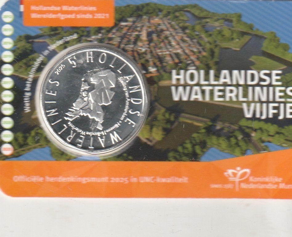 nederland munten 5 euro 2025, Ophalen of Verzenden, Koningin Beatrix, Euro's, Losse munt