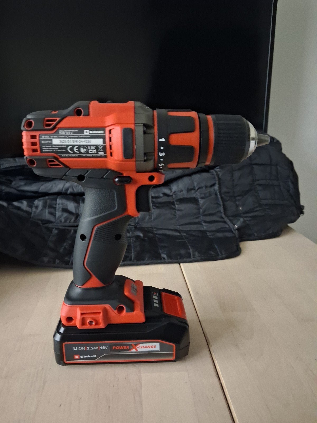 Einhell Schroefboormachine TE-CD 18/40 Li-Solo accu en la, Ophalen, Variabele snelheid, 400 tot 600 watt, Zo goed als nieuw