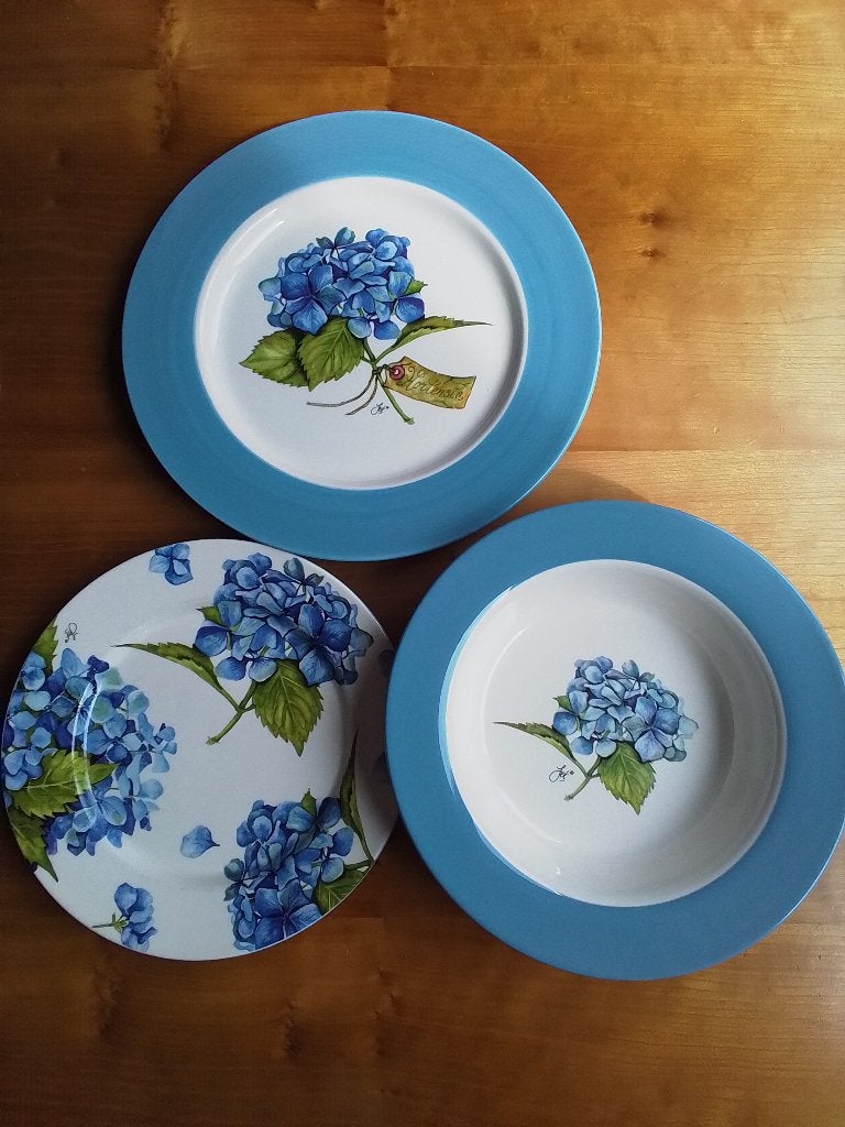 Serviesset "Hortensia" van Jet by Ter Steege, Huis en Inrichting, Gebruikt, Overige typen, Ophalen of Verzenden, Overige stijlen