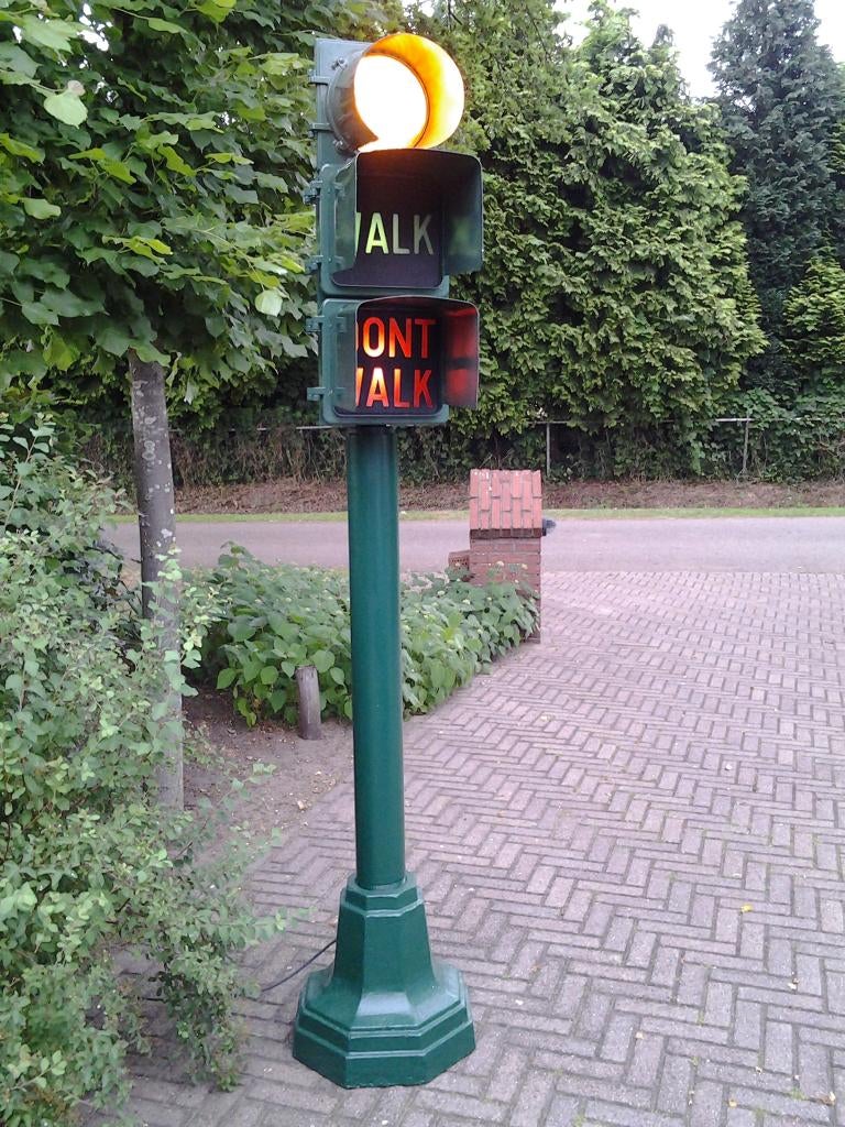 Amerikaans stoplicht fifties sixties vintage jaren 50 / 60, Ophalen, Gebruikt
