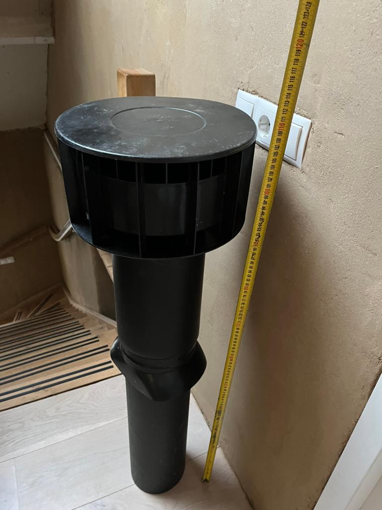 Ubbink Dakdoorvoer multivent met kraag en kunstof dakpan OVH, Doe-het-zelf en Verbouw, Ventilatie en Afzuiging, Nieuw, Ventilator