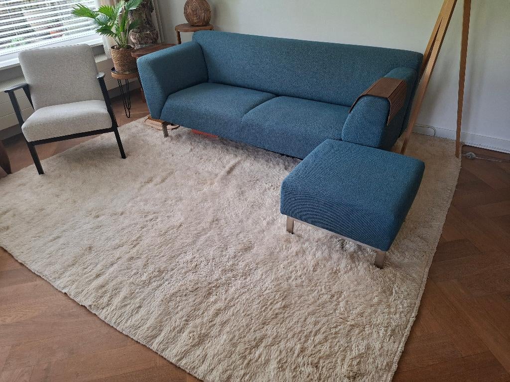 Marokkaanse berber vloerkleed wol, vrijwel nieuw, Huis en Inrichting, Ophalen, 200 cm of meer, Zo goed als nieuw, 200 cm of meer
