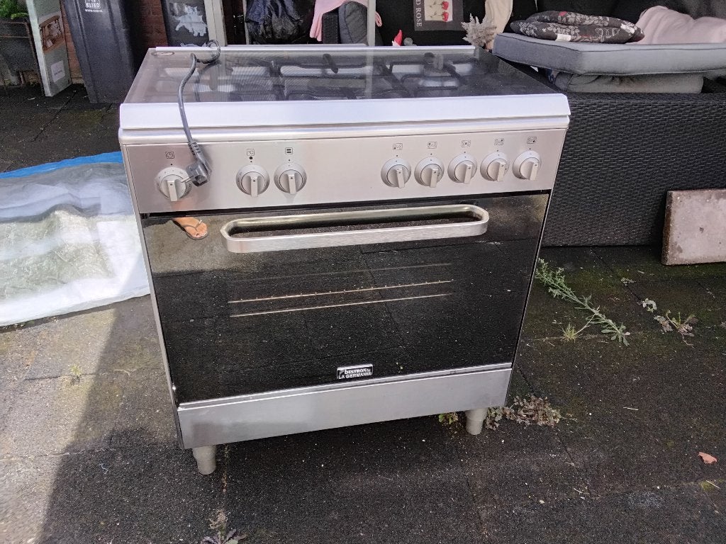 Gasfornuis 80 cm, Witgoed en Apparatuur, Gebruikt, 60 cm of meer, Ophalen of Verzenden, Gas