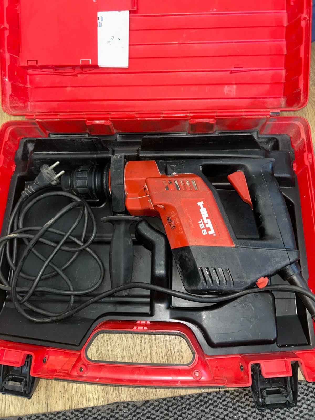 Hilti TE-5 Boorhamer Machine - Zo goed als nieuw, Doe-het-zelf en Verbouw, 600 watt of meer, Boor- en/of Breekhamer, Ophalen of Verzenden