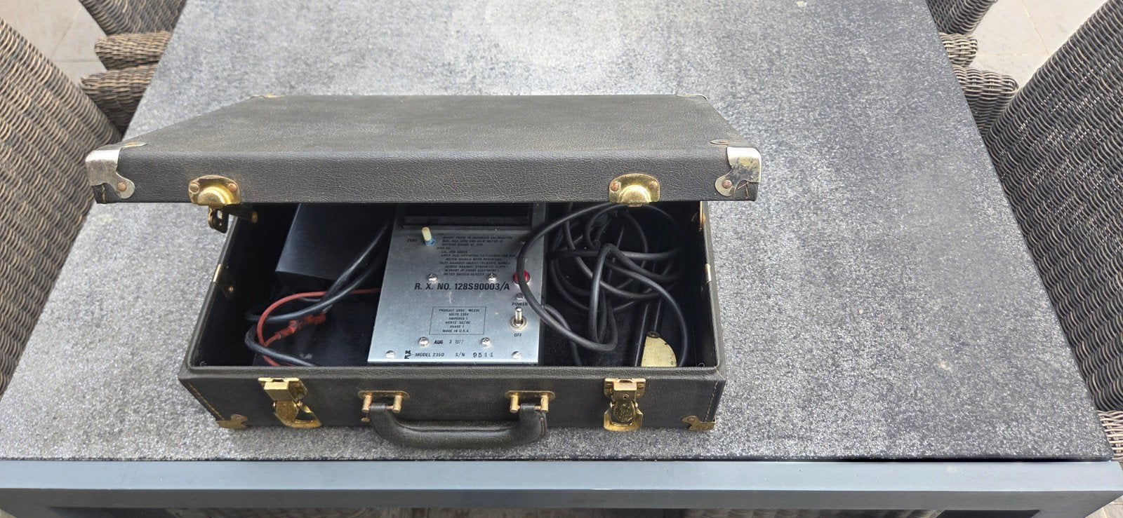 vintage spanningsmeter, Ophalen of Verzenden, Gebruikt