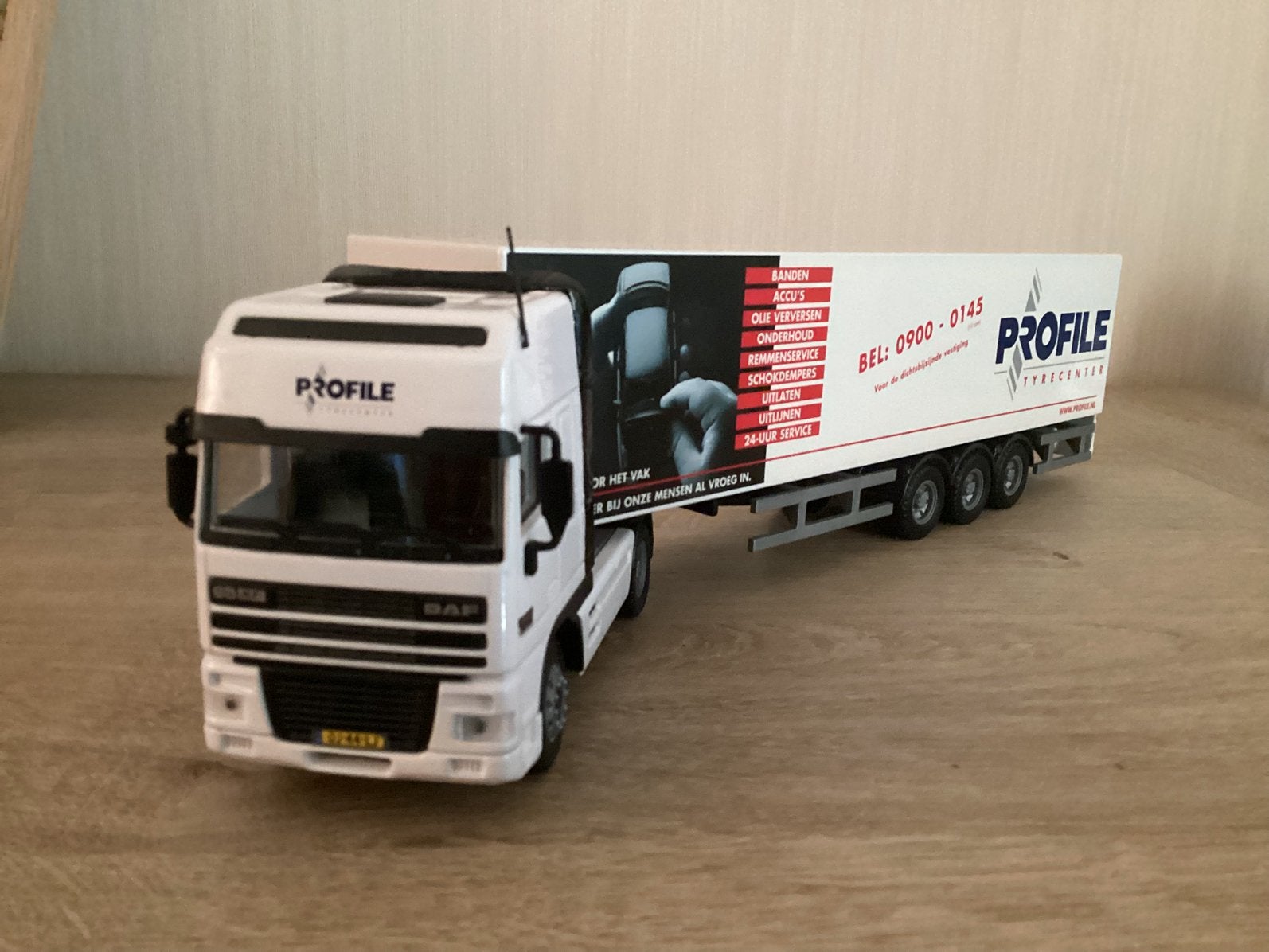 Zgan DAF 95 XF Spiegels Spoilers Antenne Oplegger Profile, Hobby en Vrije tijd, Modelauto's | 1:50, Ophalen of Verzenden, Zo goed als nieuw