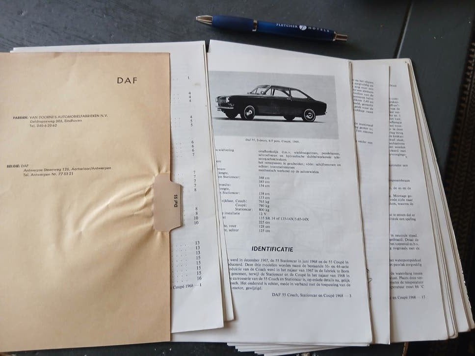 DAF 55, Ophalen