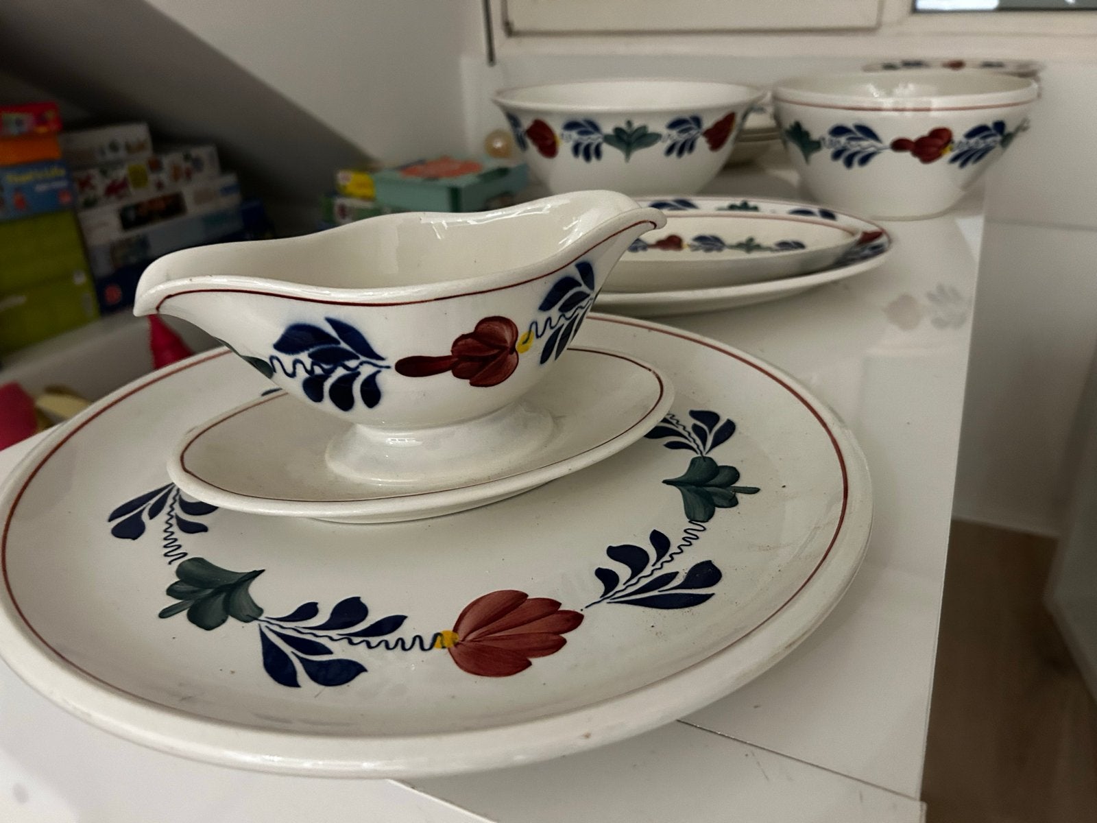 Boerenbont servies, Ophalen, Gebruikt, Keramiek, Landelijk/Boerenbont