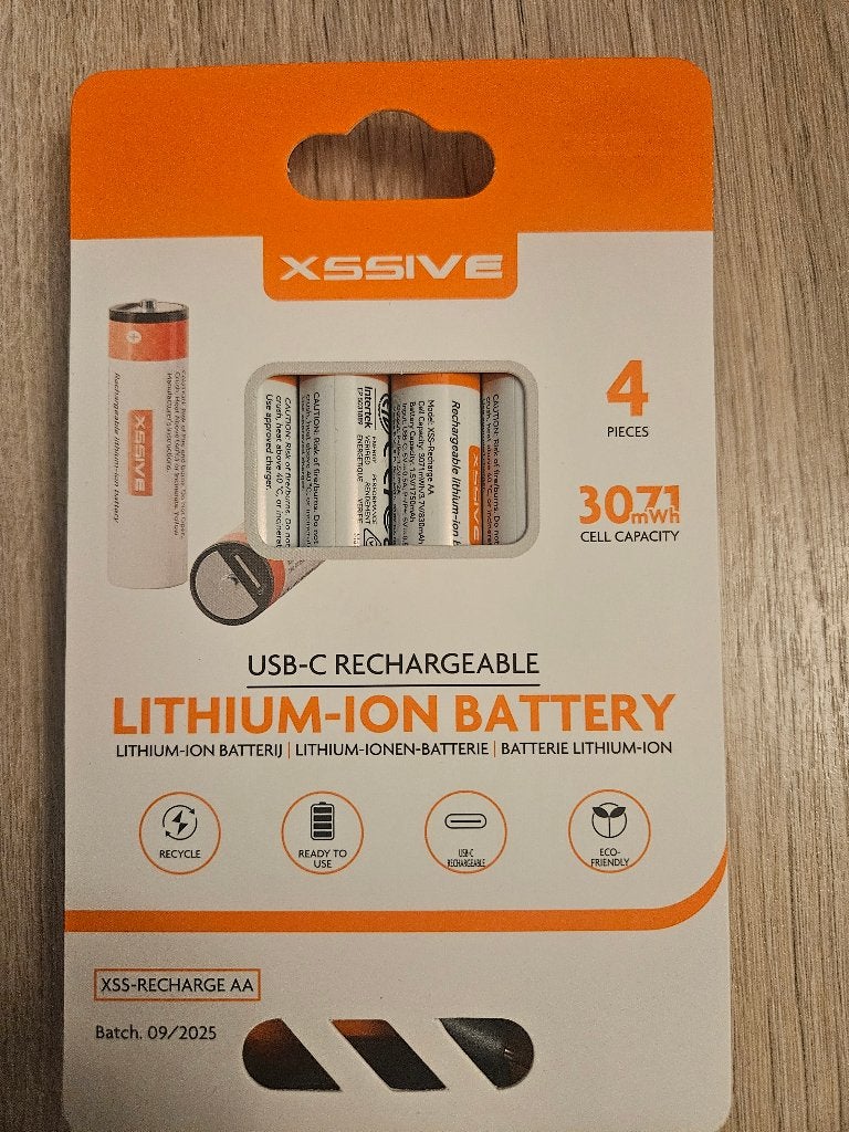 AA AAA Type C Oplaadbare bàtterijen 1750MAh 435MAh New, Audio, Tv en Foto, Accu's en Batterijen, Ophalen of Verzenden, Nieuw, Oplaadbaar