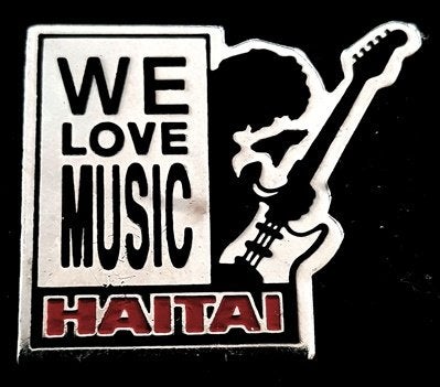 We love Music- Haitai pin, Verzenden, Nieuw, Overige onderwerpen, Speldje of Pin