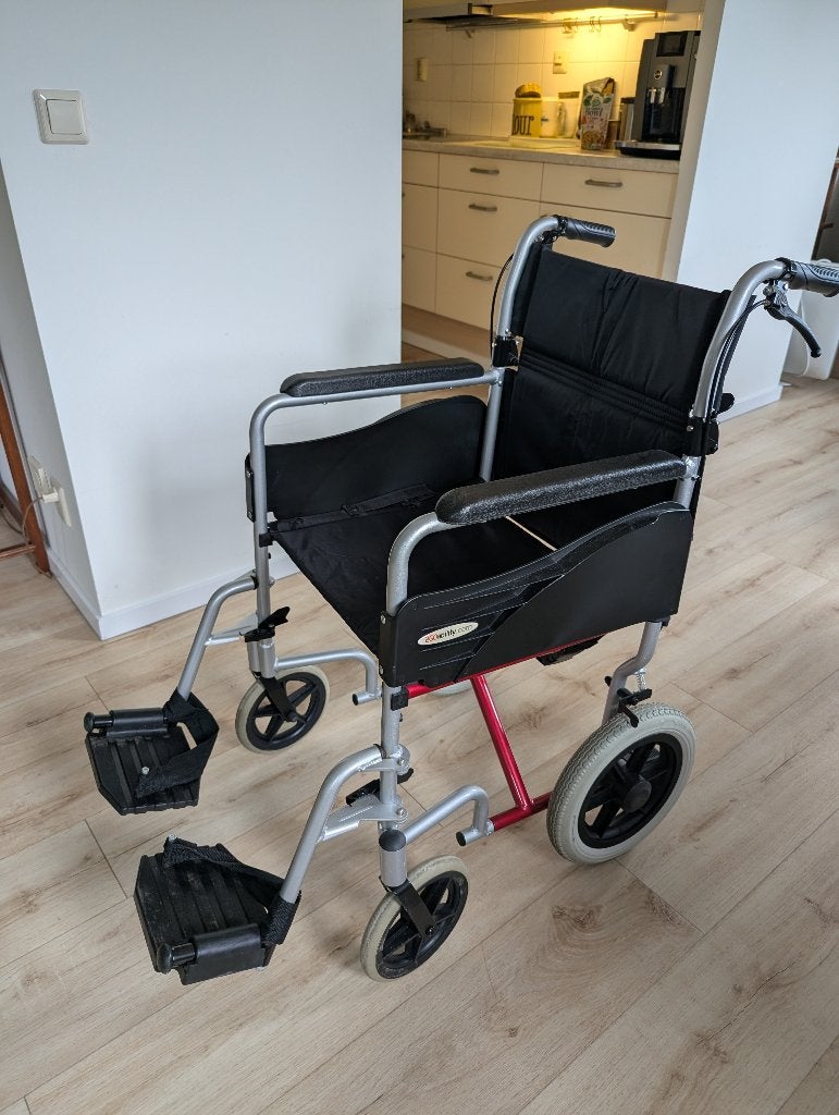 2GoAbility rolstoel (opvouwbaar), Diversen, Rolstoelen, Ophalen, Inklapbaar, Zo goed als nieuw, Duwrolstoel