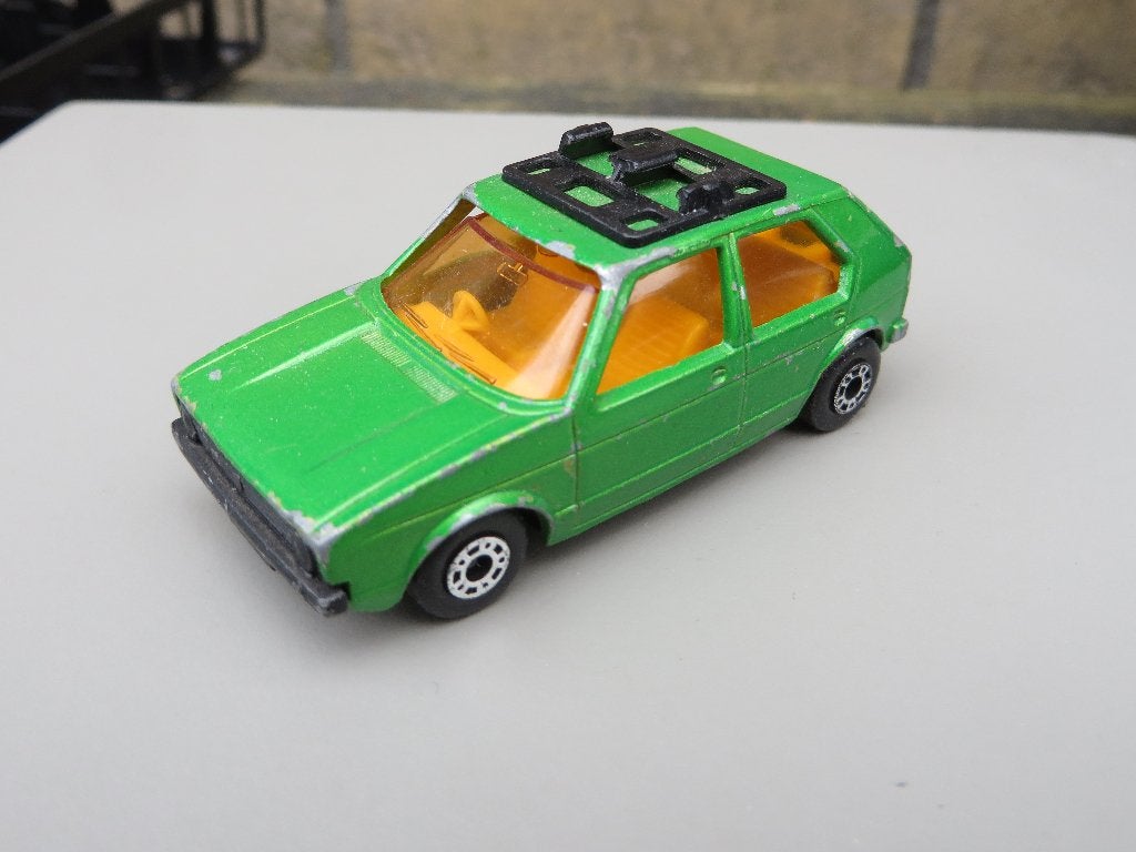 Matchbox Volkswagen Golf lichtgroen, Ophalen of Verzenden, Gebruikt, Auto