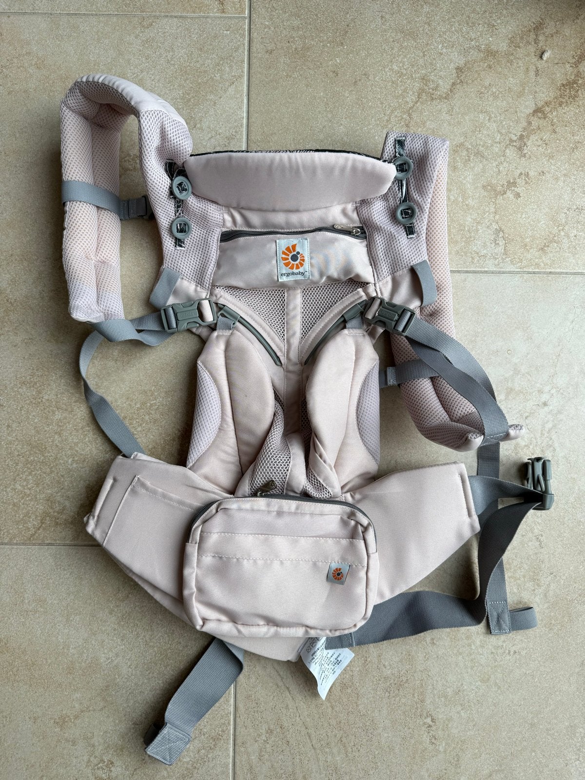 Ergobaby Omni 360 Cool Air Mesh Draagzak - Maui, Ophalen of Verzenden, Zo goed als nieuw, Buik, Rug of Zij, Draagzak