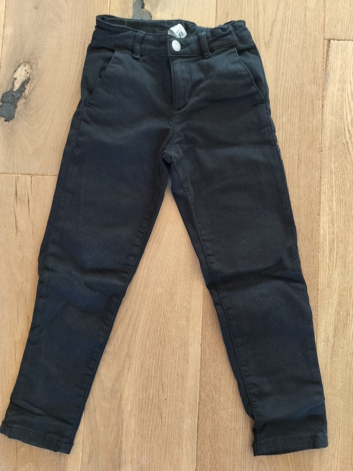 Zwarte slim fit broek maat 128 Blue Ridge, Kinderen en Baby's, Kinderkleding | Maat 128, Broek, Ophalen of Verzenden, Zo goed als nieuw