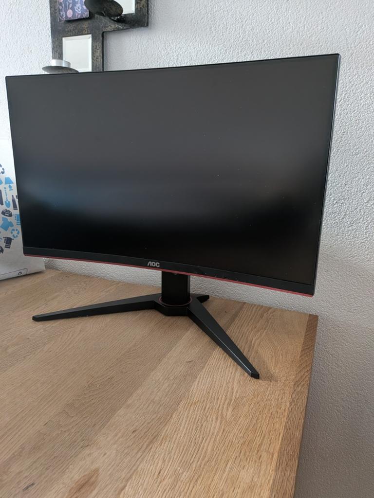 AOC GAMING MONITOR 144HZ CURVED, Computers en Software, Monitoren, Ophalen