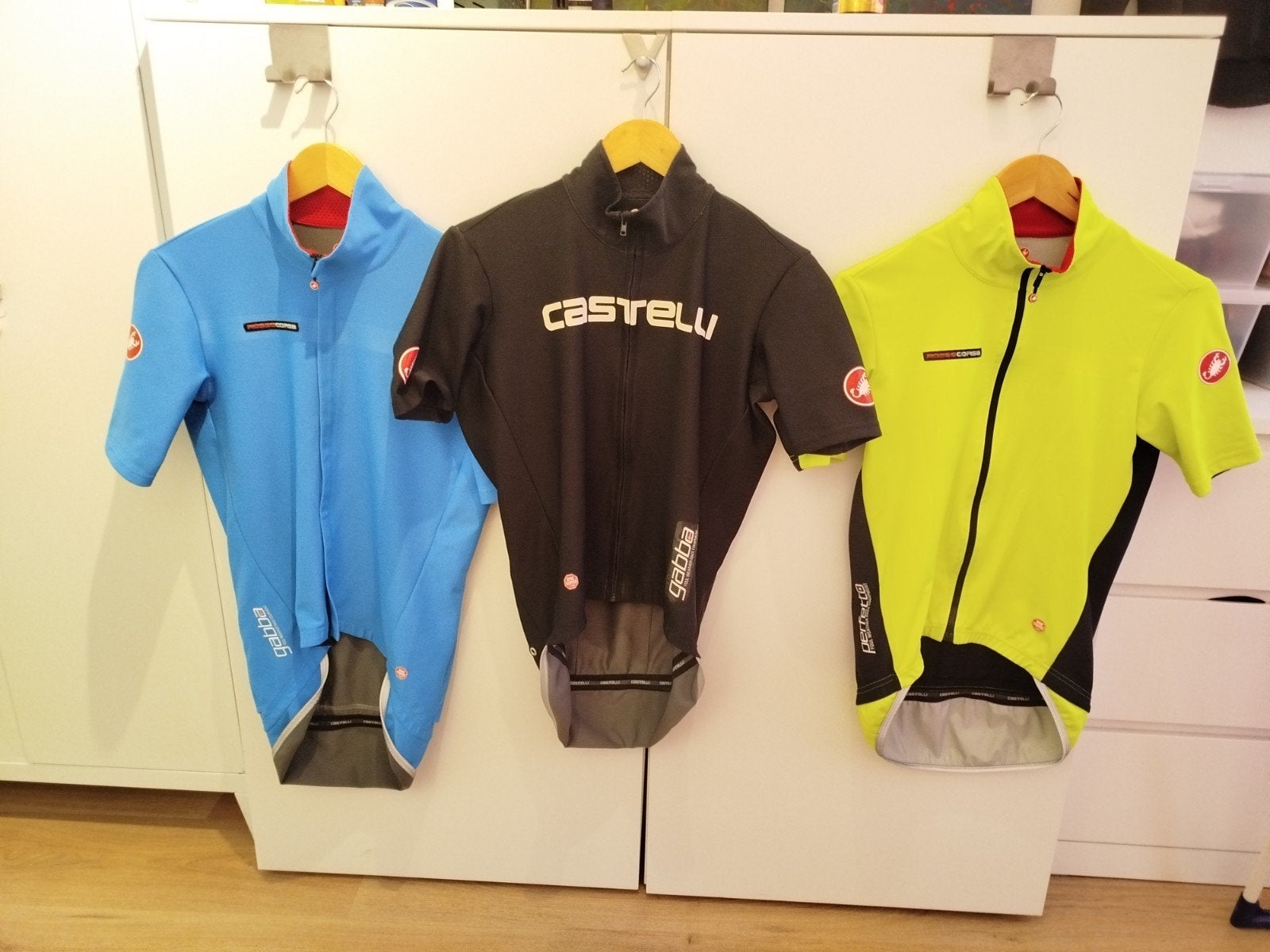 Castelli Gabba / Perfetto fietsshirts (3 stuks) - Maat M, Ophalen of Verzenden, Zo goed als nieuw, Kleding