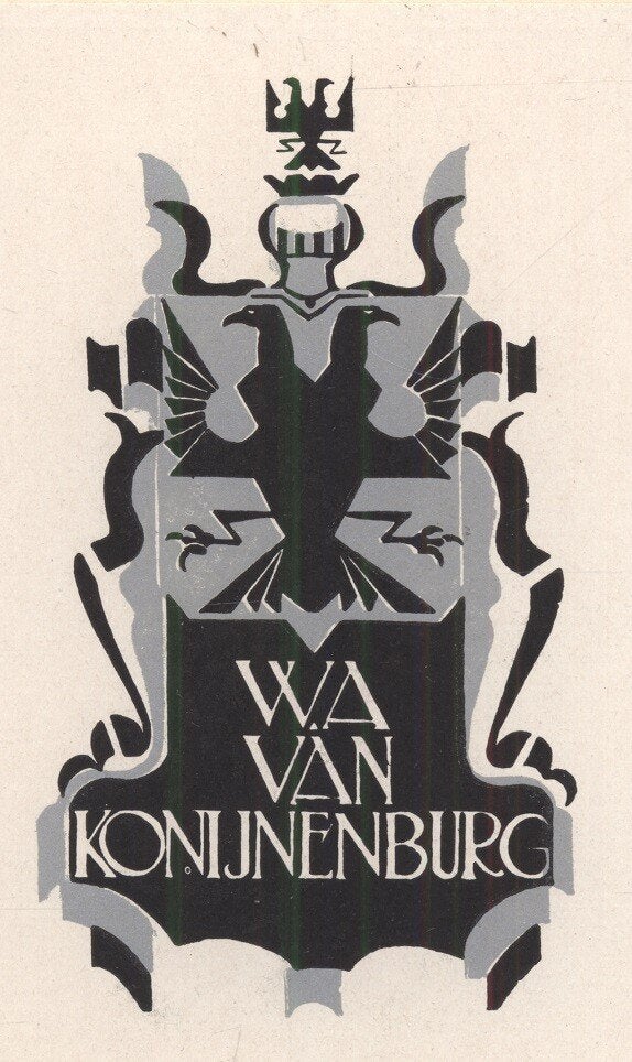 1456 Ex Libris Nederland : Jeanne Bieruma Oosting, 1927, Verzenden, Ex libris