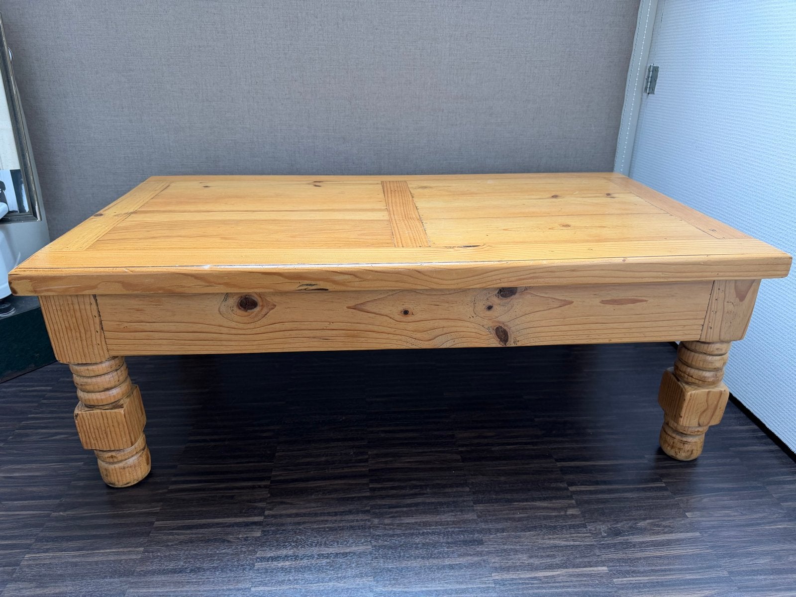 Robuuste grenen salontafel - 60x110x40 cm, Ophalen, Gebruikt, 50 tot 100 cm, 100 tot 150 cm