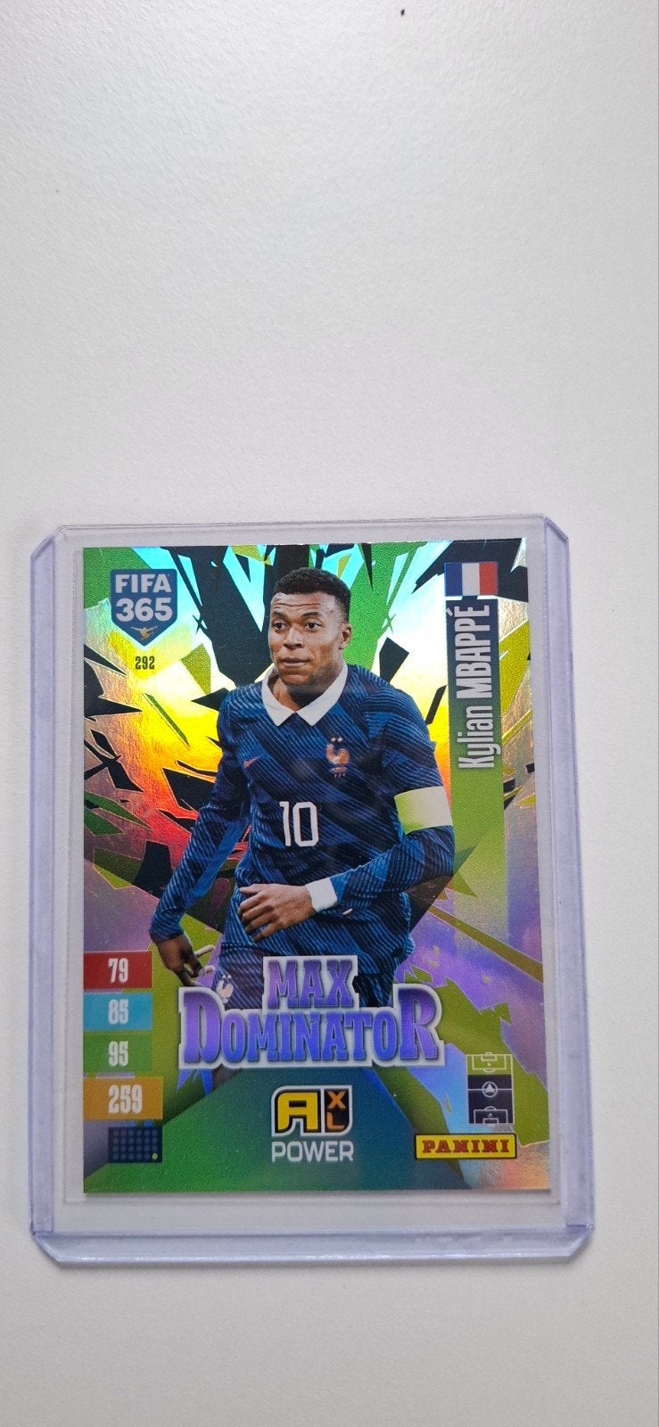 Panini Fifa 365 2027 Max Dominator Kylian Mbappe, Ophalen of Verzenden, Zo goed als nieuw, Buitenlandse clubs, Spelerskaart