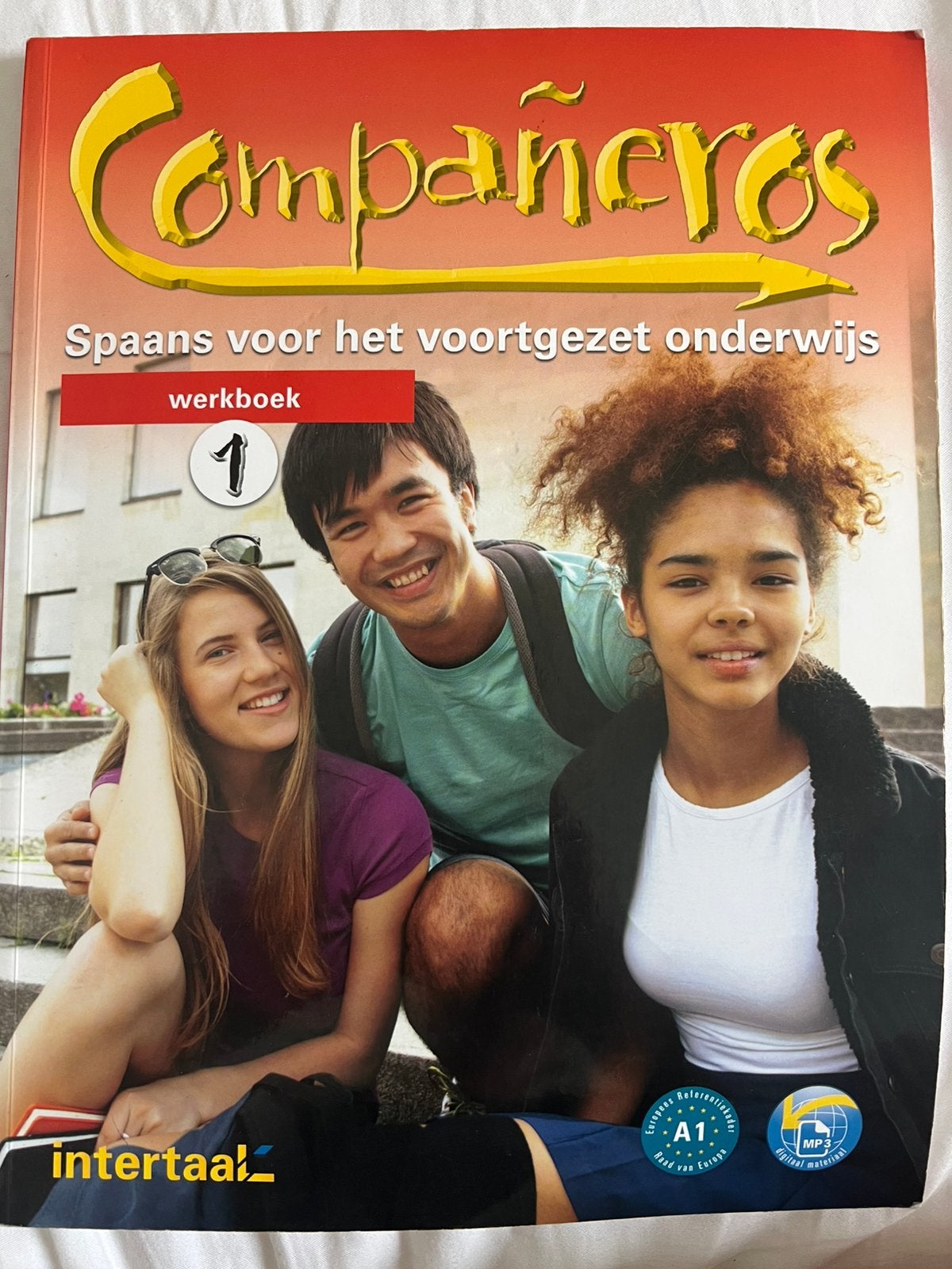 Companeros Spaans werkboek 1 ISBN: 9789054515593, Ophalen of Verzenden, Gelezen, Overige niveaus