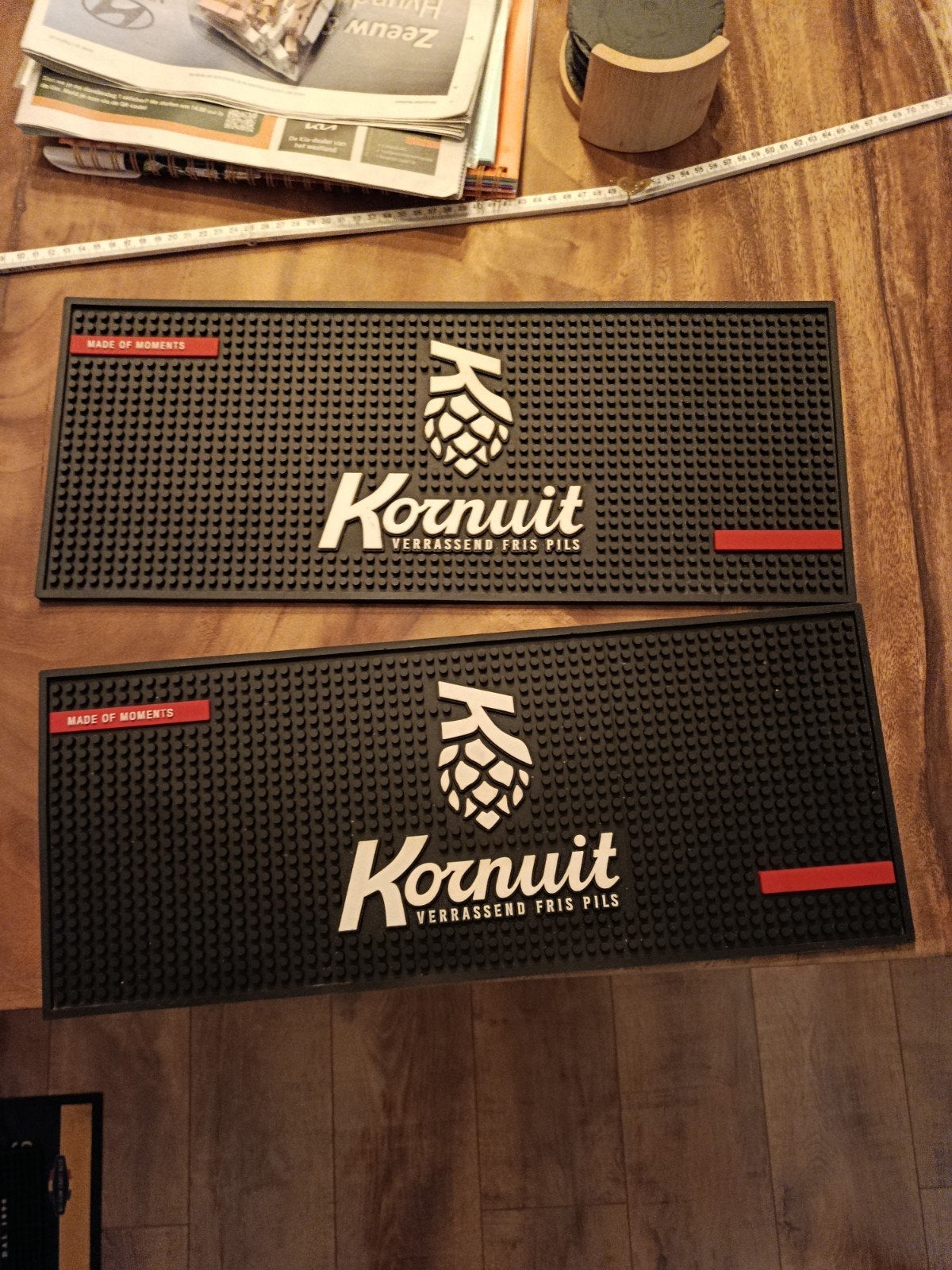 kornuit barmatten, Ophalen of Verzenden, Reclamebord