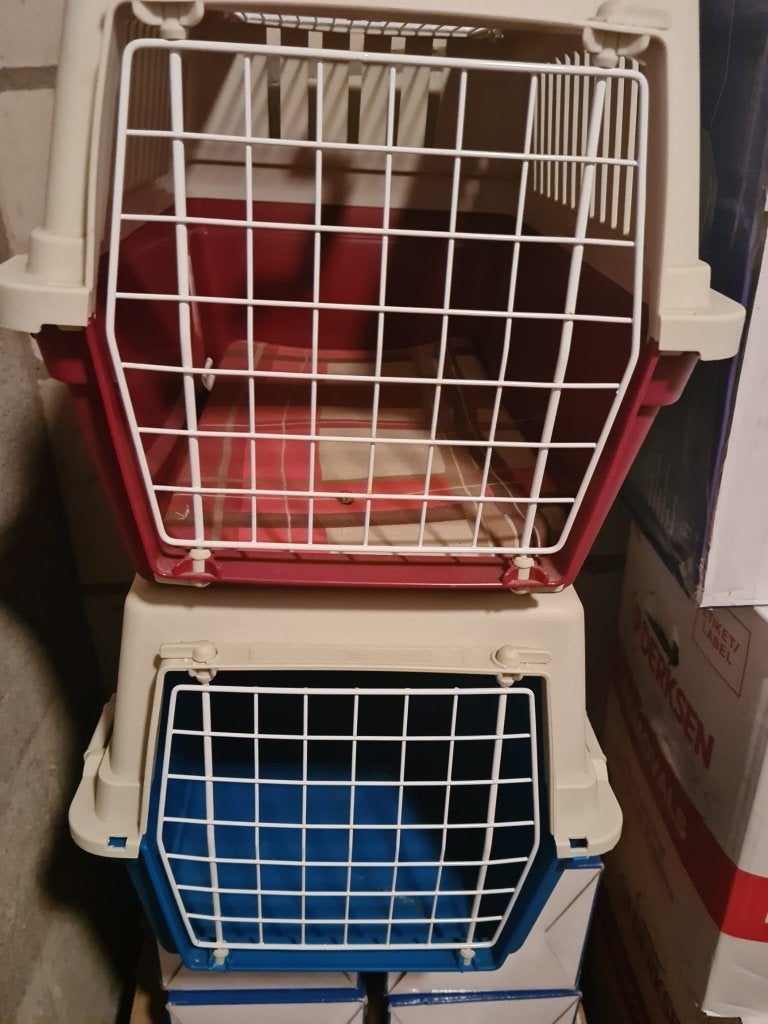 Reisboxen poes / hond, Dieren en Toebehoren, Ophalen, Zo goed als nieuw