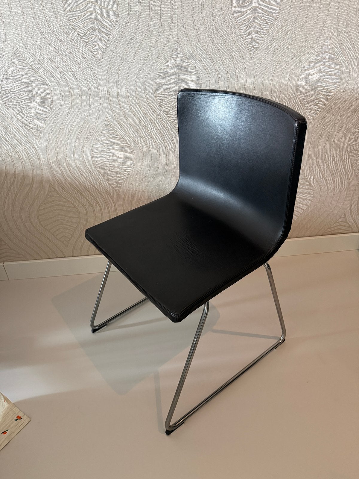 Ikea Tobias leder eetkamerstoelen 2 stuks, Huis en Inrichting, Stoelen, Ophalen, Gebruikt, Twee, Zwart