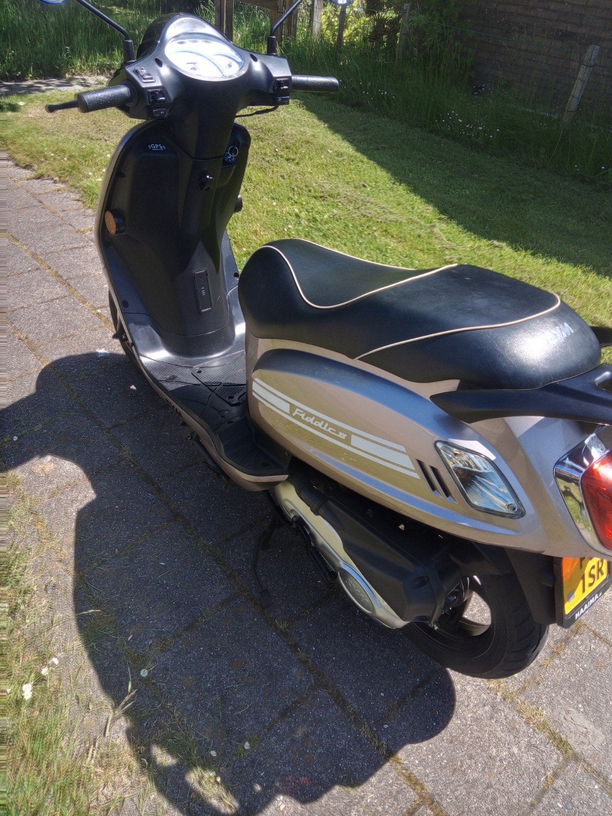 Sym fiddle 2 brom/6900km/ondh./zeer nette staat, Ophalen of Verzenden, Zo goed als nieuw, Benzine, Fiddle