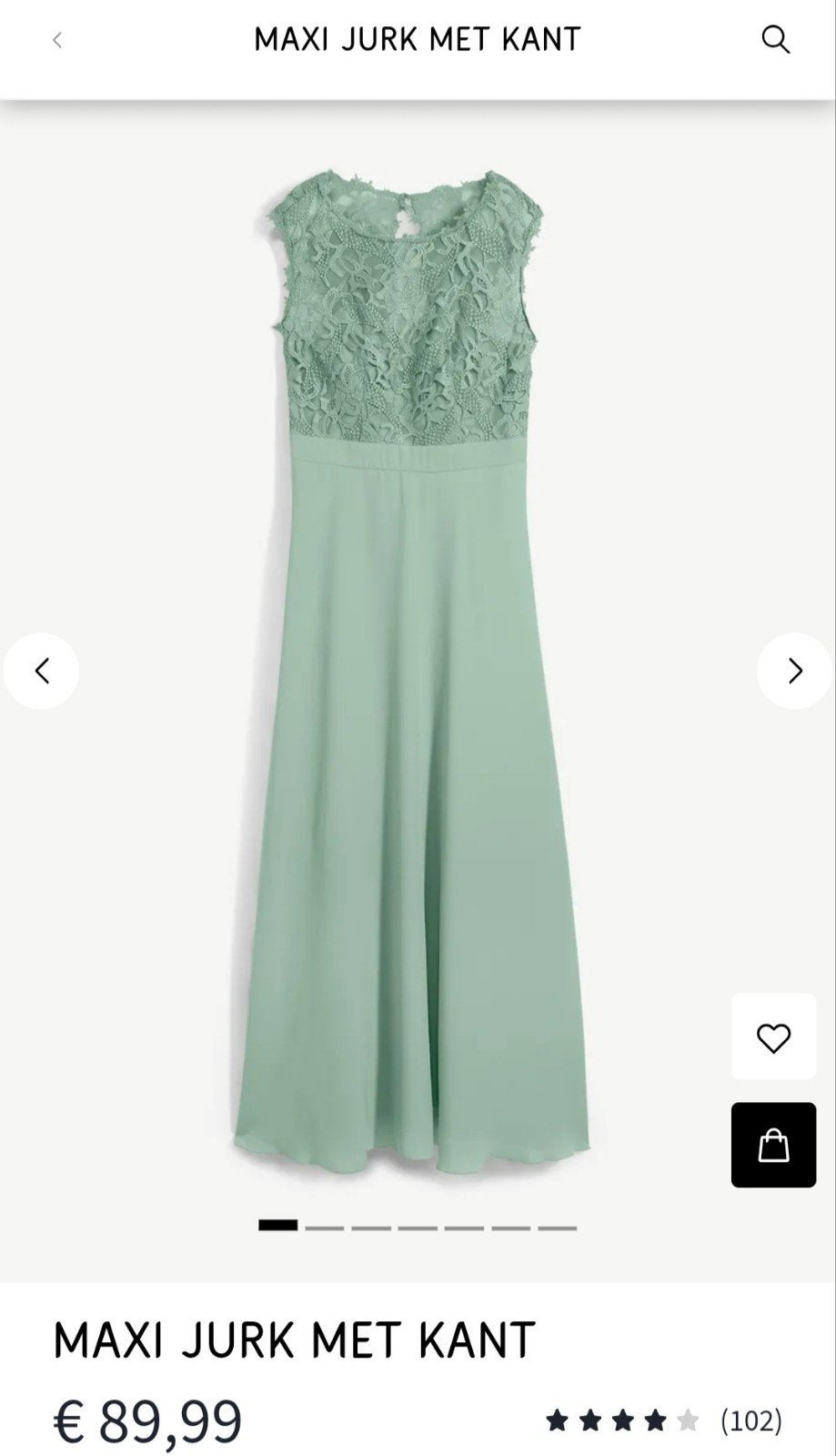 Feestjurk / galajurk, pastelgroen, maat 40, Kleding | Dames, Gelegenheidskleding, Maat 38/40 (M), Galajurk, Bonprix, Ophalen of Verzenden