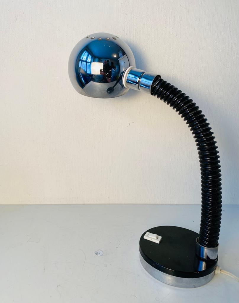 Space Age tafellamp Targetti Sankey , jaren 70, Ophalen of Verzenden, Huis en Inrichting