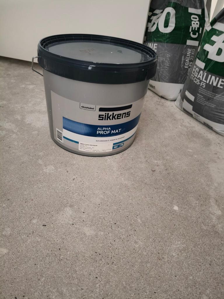 Sikkens Alpha Prof Mat verf - ongeopende emmer op kleur, Doe-het-zelf en Verbouw, Verf, Beits en Lak, Ophalen, Overige kleuren