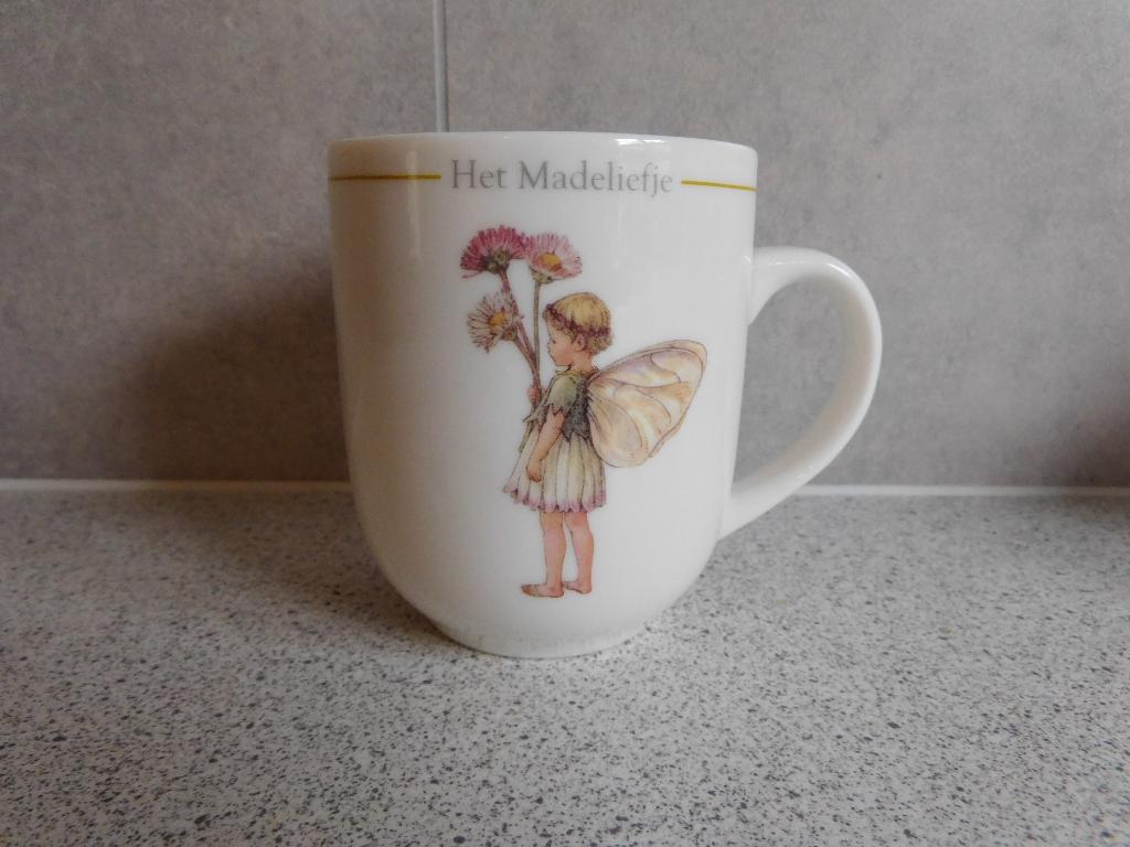 Mok het Madeliefje Flower Fairies, Ophalen of Verzenden, Zo goed als nieuw, Overige stijlen, Kop(pen) en/of Schotel(s)