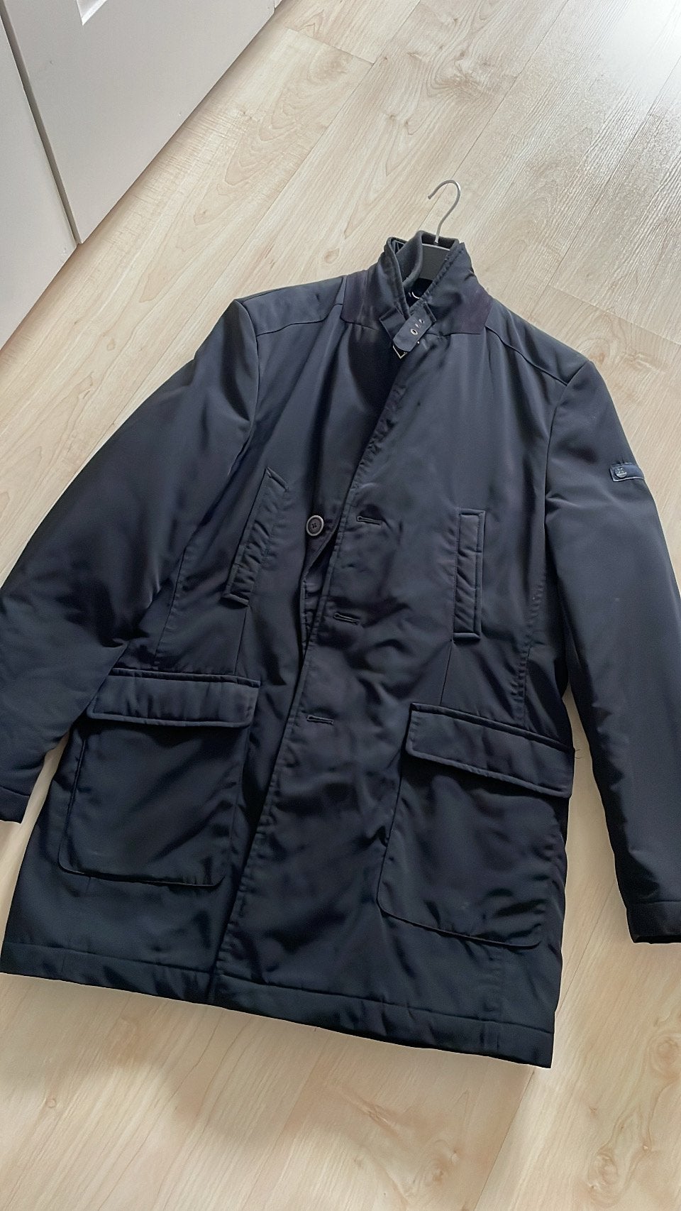 Te koop heren jas van Stones, Verzenden, Zo goed als nieuw, Zwart