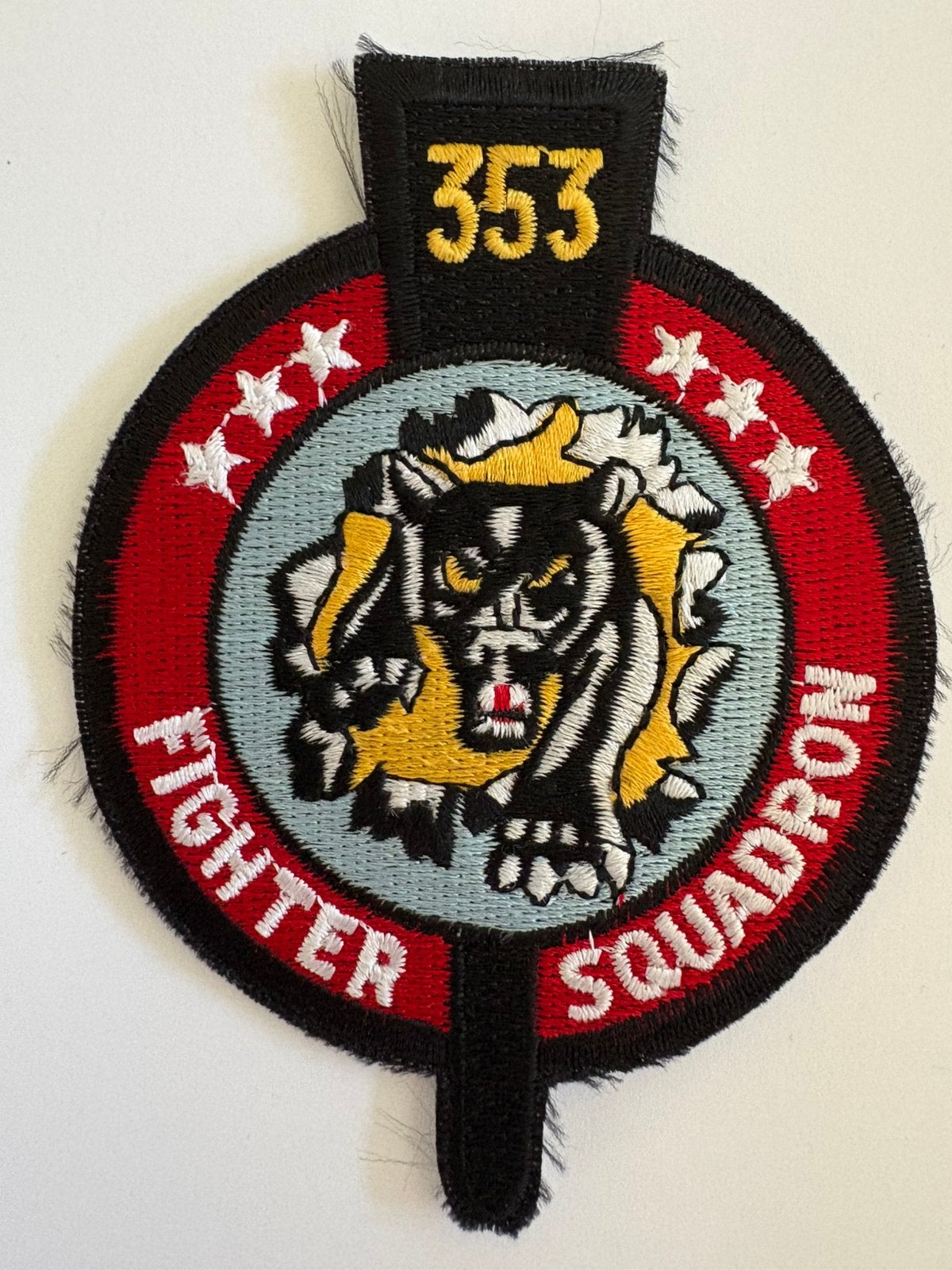 USAF 353rd Tactical Fighter Squadron patch, Ophalen of Verzenden, Luchtmacht, Amerika, Embleem of Badge