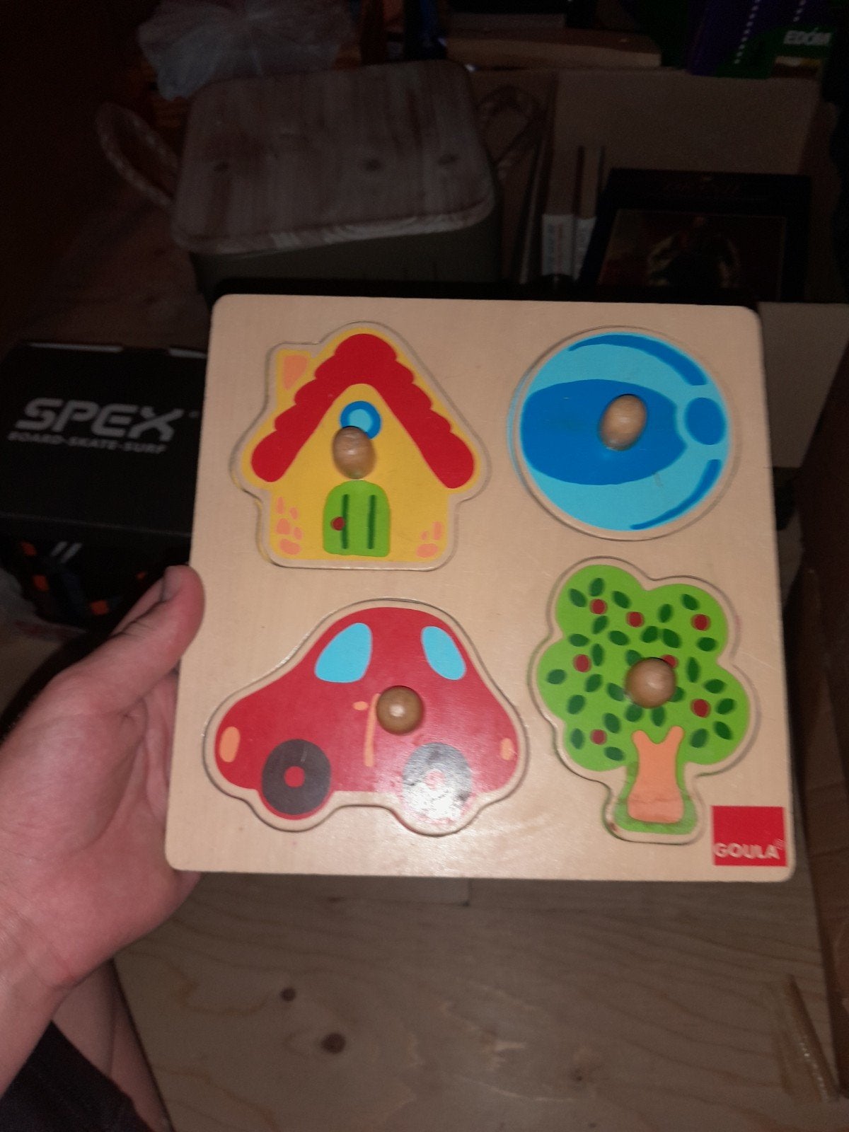 Goula Houten Vormenpuzzel voor Peuters, Ophalen of Verzenden