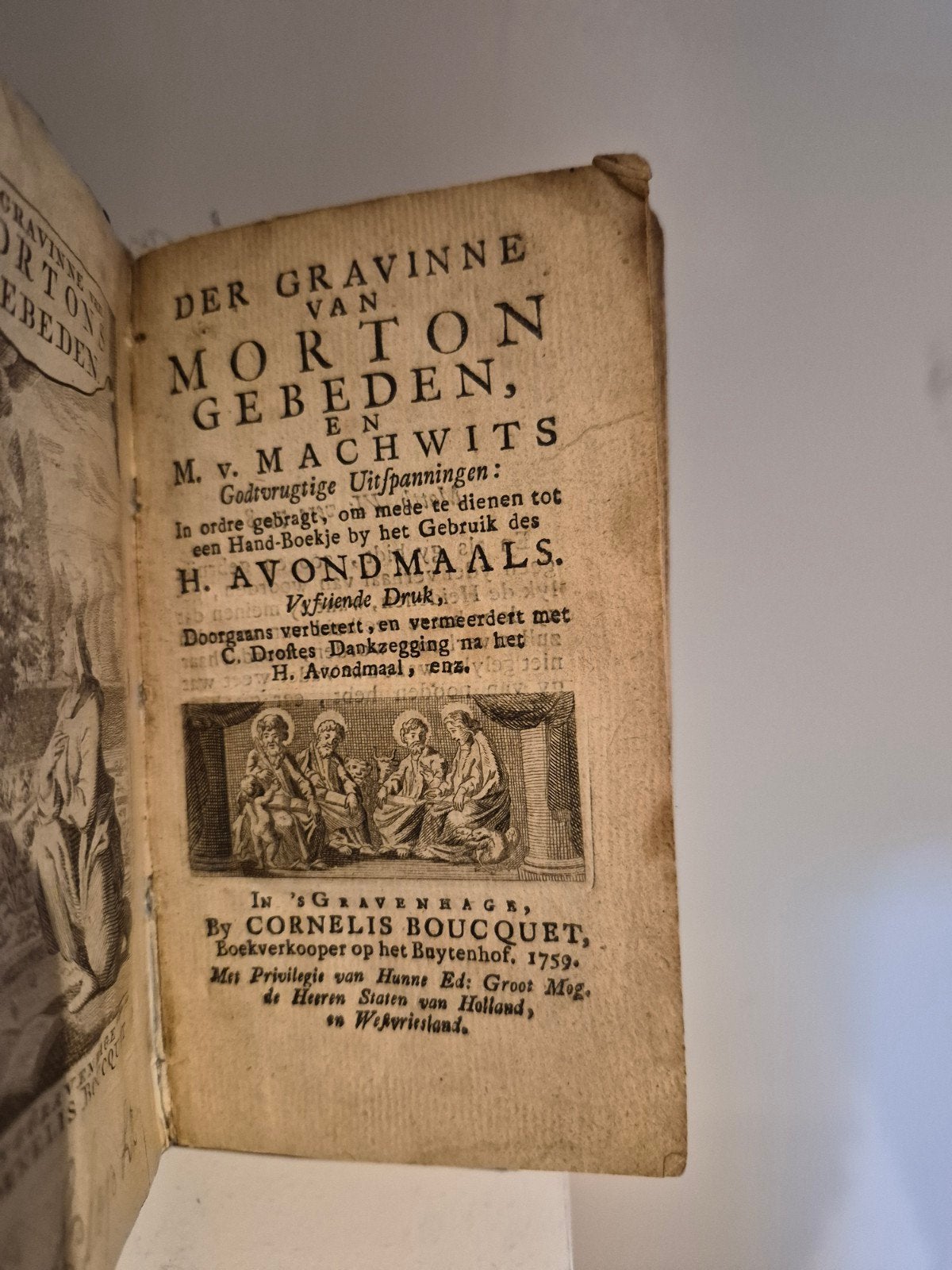 Schets der Godlyke Waarh. en Der Gravinne van Morton Gebeden, Antiek en Kunst, Ophalen of Verzenden, Johannes Doutrein